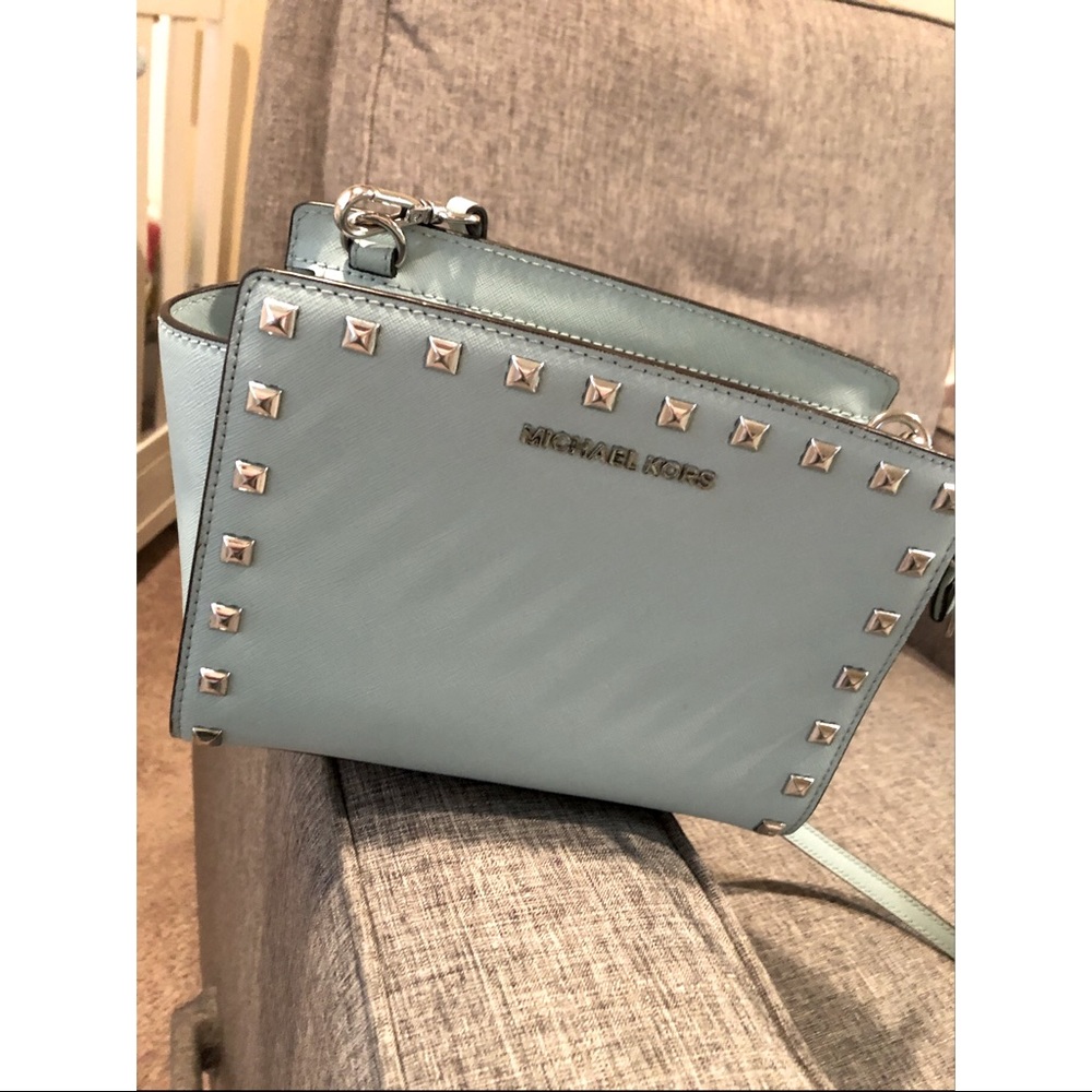 Michael Kors “Selma” Studded Crossbody